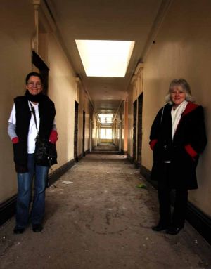 Barbara & Carol in the Corridor